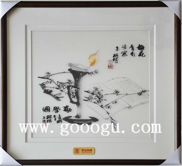 刺繡精品裝飾畫，室內(nèi)裝修畫，值的收藏的裝飾畫
